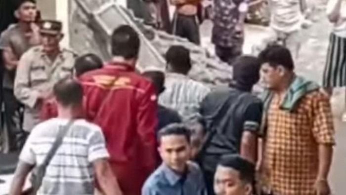 Tembok Gereja di Medan Diduga Dirusak Sejumlah Orang