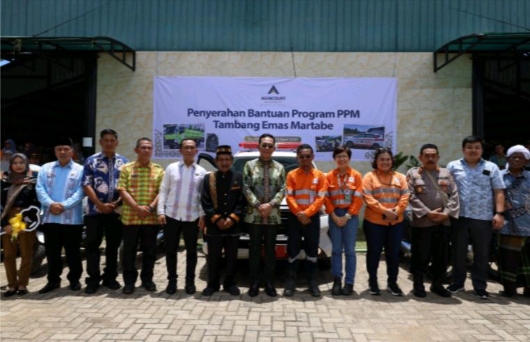 Agincourt Resources Serahkan Bantuan PPM Senilai Rp.2,76 M kepada Masyarakat Tapsel