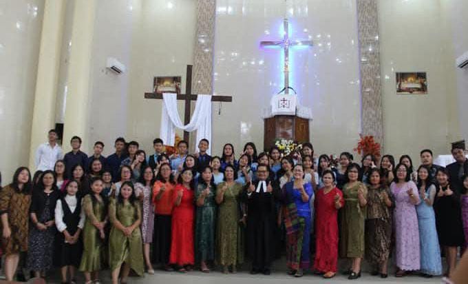 SMKN 1 Pematangsiantar Gelar Ibadah Perayaan Paskah