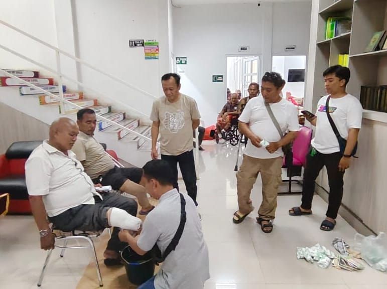 Dinkes Sergai Bersinergi dengan Kick Andy Foundation Bantu Kaki Palsu untuk Penyandang Disabilitas