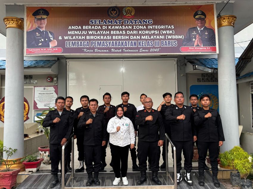 Dirwatkesrehab Ditjen Pemasyarakatan Kunjungan ke Lapas Barus