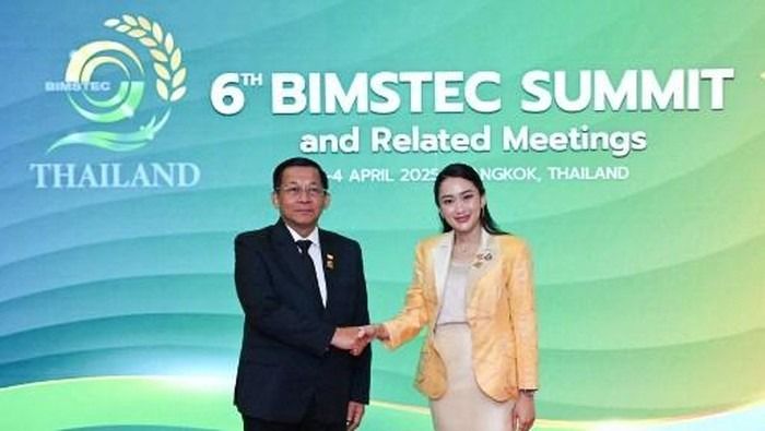 Dilanda Krisis Gempa, Pemimpin Junta Myanmar Kunker ke Thailand