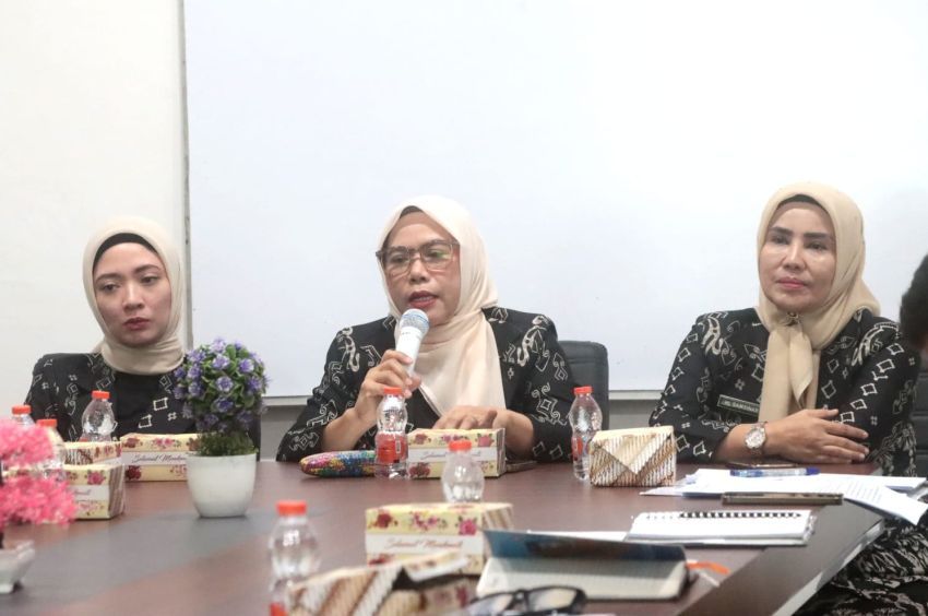 Ny Hj Rosmaida Darma Wijaya Pimpin Rakor Pembentukan Tim Pembina Posyandu Sergai