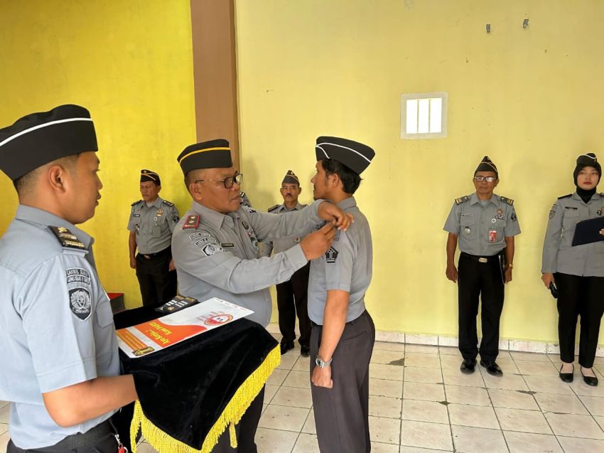 ASN Lapas Barus Johan Tonggo Siagian Naik Pangkat