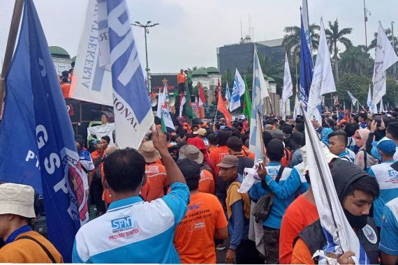 Demo di DPR, Buruh Ajukan 5 Poin Tuntutan