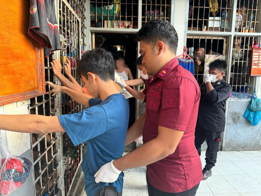 Deteksi Dini, Lapas Kotapinang Lakukan Razia Rutin