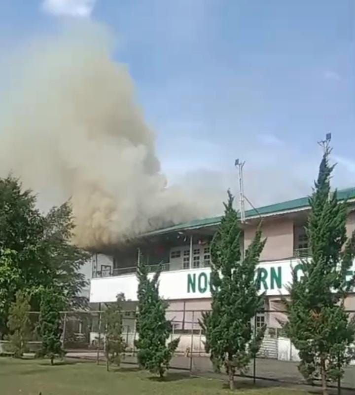 Gedung Northern Green School Medan Terbakar