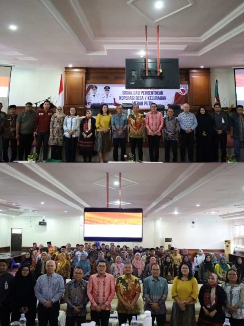 Pemko Tanjungbalai Gelar Sosialisasi Pembentukan Koperasi Desa/Kelurahan Merah Putih