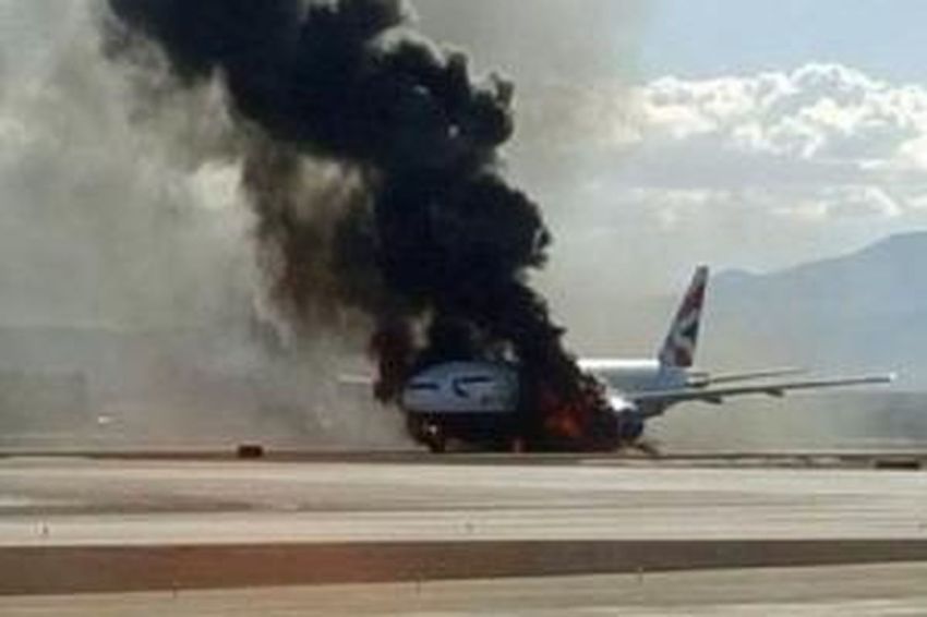 Gara-gara Salah Belok, Pesawat British Airways Terbakar