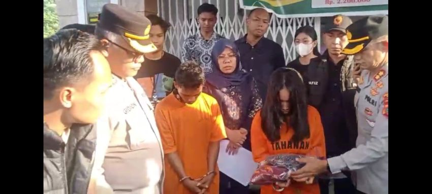 Polrestabes Medan Ringkus Abang Beradik Yang Kirim Mayat Bayi Lewat Ojol