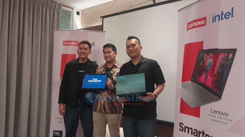 Lenovo Indonesia Perkenalkan Laptop AI Aura Edition Berbasis Intel Core Ultra Seri 2 di Medan