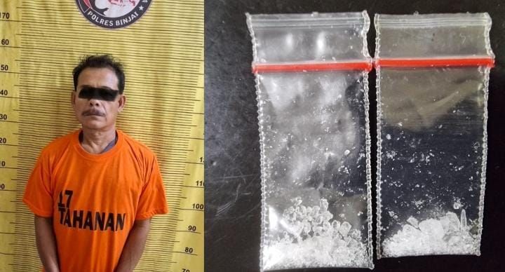 Residivis Kasus Narkoba Kembali Diciduk Polres Binjai