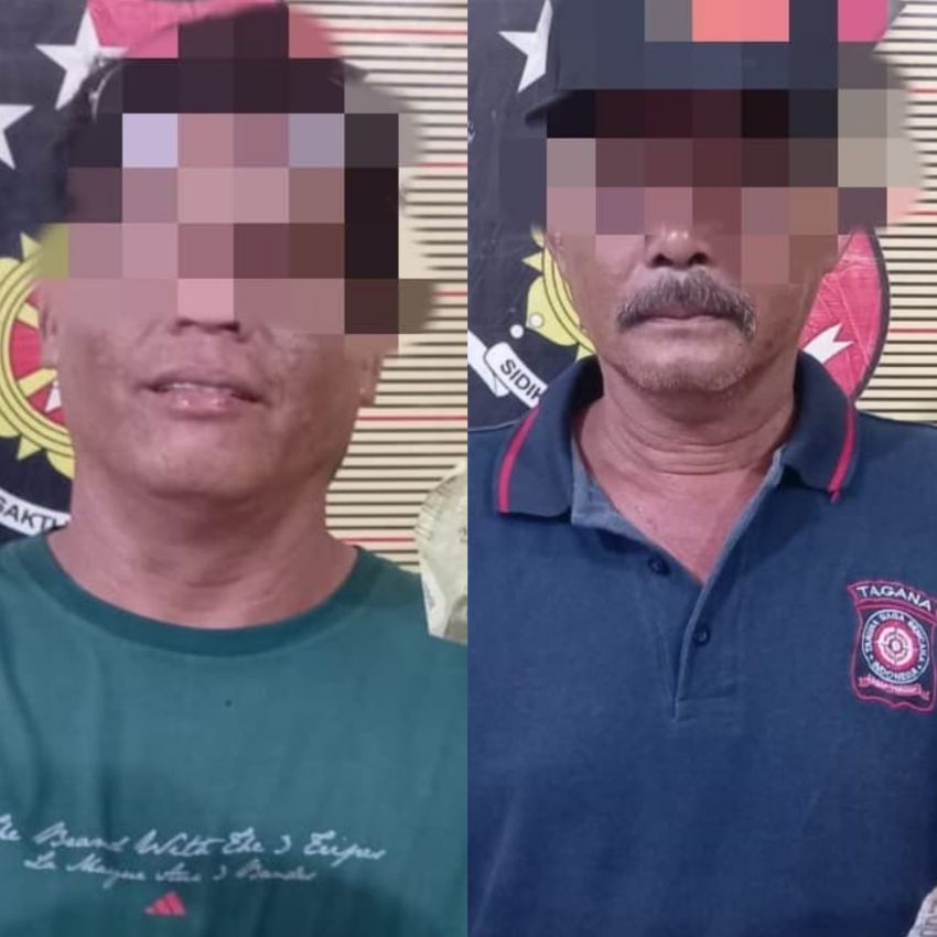 Polsek Hamparan Perak Tangkap Dua Pelaku Premanisme Pungli di Desa Selemak