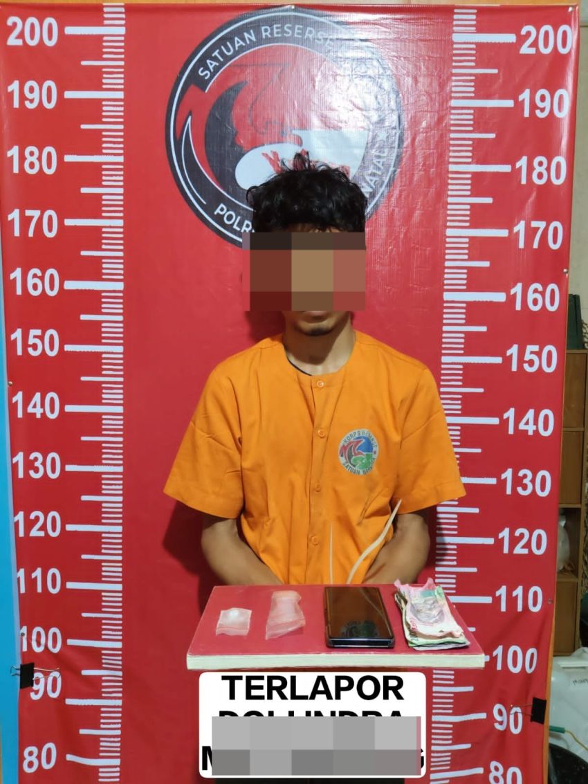Polisi Tangkap Pengedar Sabu di Pasar Jonjong, Pria Asal Bonan Dolok Diamankan