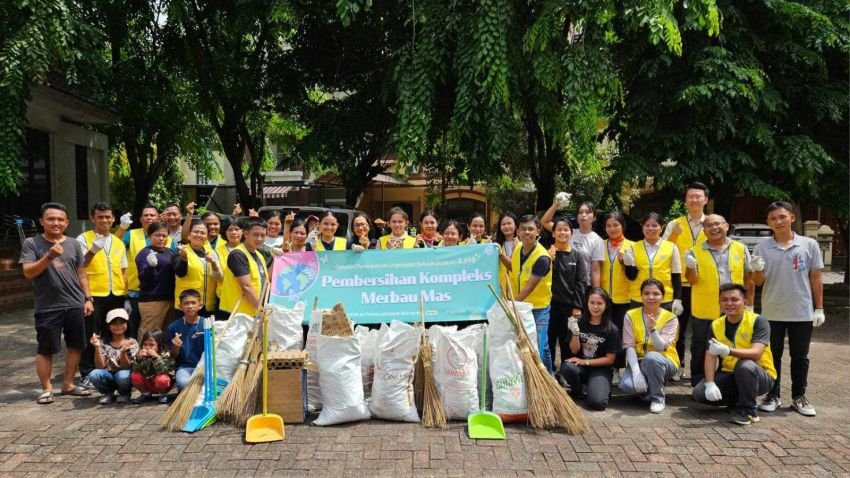 Gereja Tuhan Adakan Aksi Bersih-Bersih di Medan dalam Kampanye Kebersihan Global