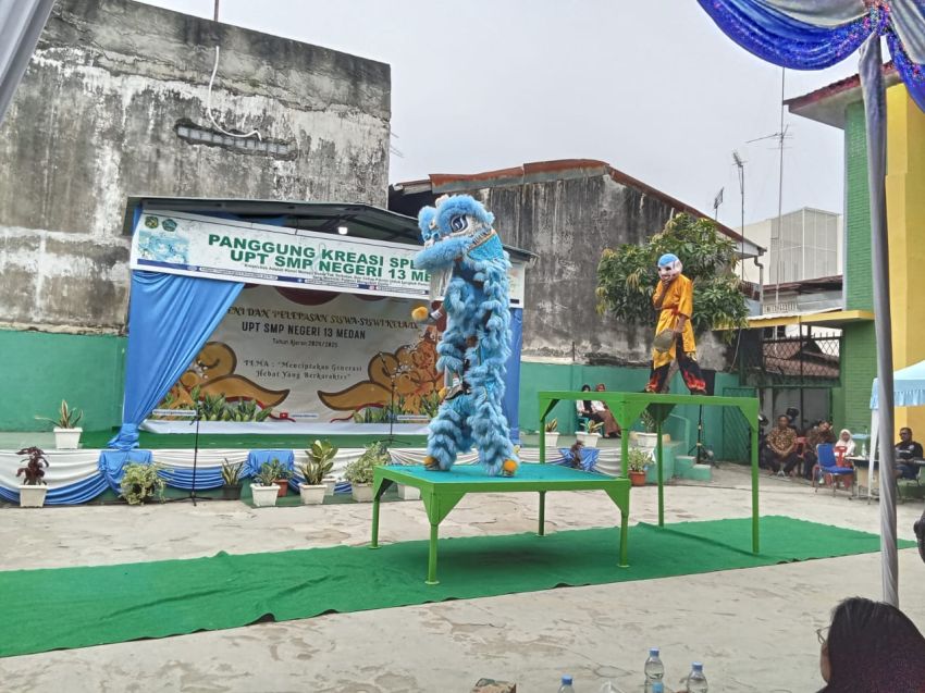 SMPN 13 Medan Gelar Pelepasan Siswa Kelas IX dan Pentas Seni