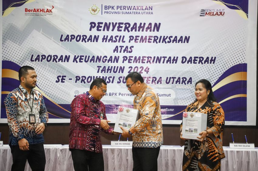 Pemkab Deliserdang Raih WTP Ke-7 Atas LKPD Tahun 2024