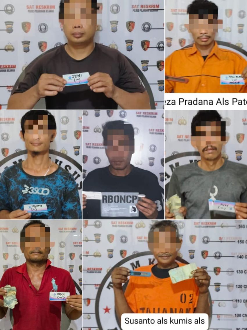 Polres  Belawan Tangkap  7 Pelaku Pungli Berkedok Juru Parkir