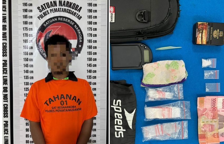 Pengedar Sabu di Jalan Singosari Pematangsiantar Ditangkap Polisi