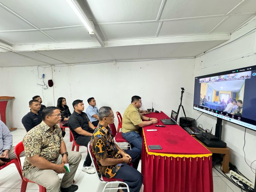 Jajaran Lapas Kotapinang Ikuti Arahan Dirjen Pemasyarakatan