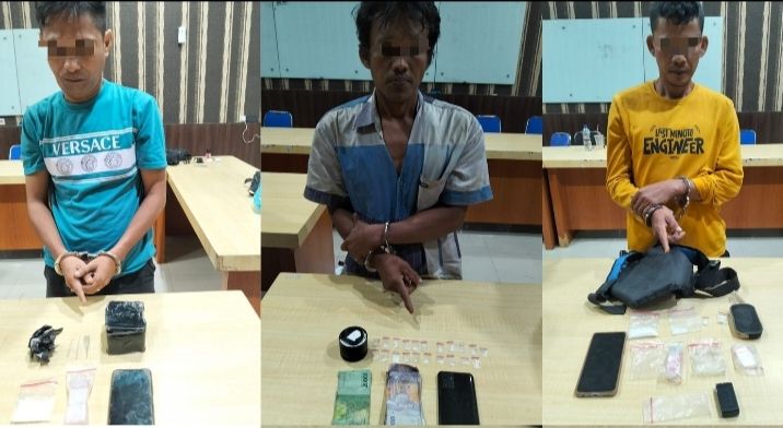 Gerebek 3 Rumah di Leidong, Polres Labuhanbatu Ungkap Jaringan Narkoba Labura-Tanjungbalai