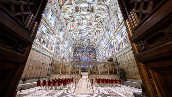 Pintu Kapel Sistina Dikunci, Konklaf Pemilihan Paus Baru Dimulai