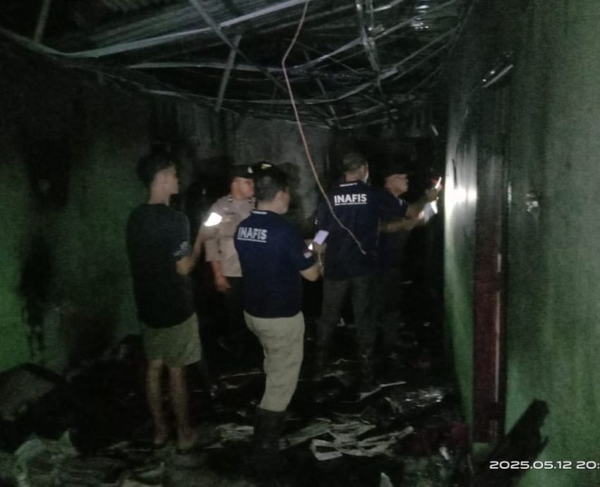 1 Rumah di Tebingtinggi Hangus Terbakar