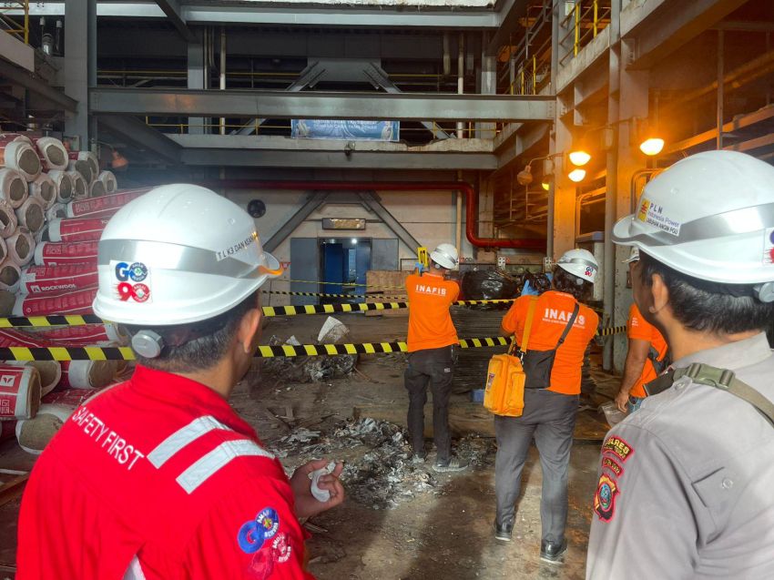 Polisi Investigasi Penyebab Kebakaran di PLTU Labuhan Angin