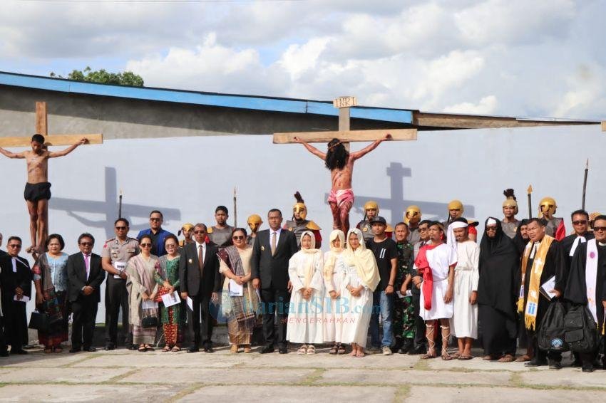 Paskah Oikumene Toba, Bupati Ajak Peduli Kelestarian dan Kebersihan Lingkungan