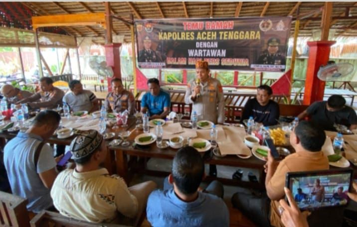 Sambut Hari Pers Sedunia, Kapolres Agara Temu Ramah Dengan Wartawan