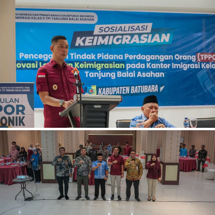 Kanim TBA Sosialisasikan Pencegahan TPPO dan Layanan Keimigrasian di Batubara