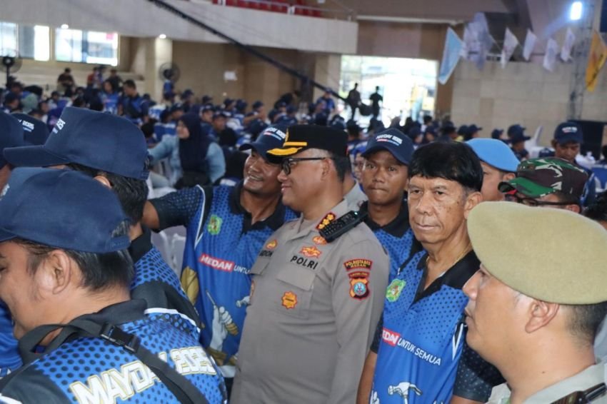 Hari Buruh Internasional, Polrestabes Medan Berjaga di 8 titik Kumpul Buruh