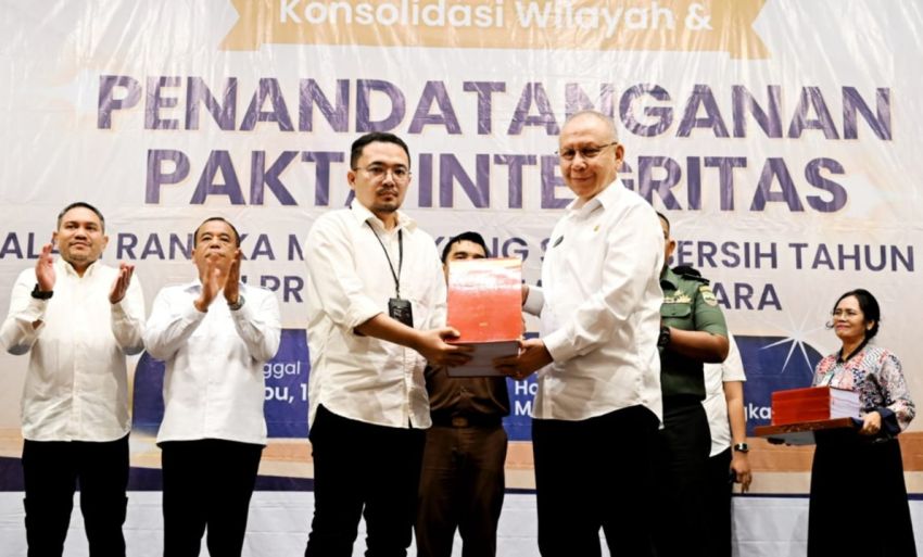 Seluruh Kepala Daerah di Sumut Teken Pakta Integritas Wujudkan SPMB Bersih