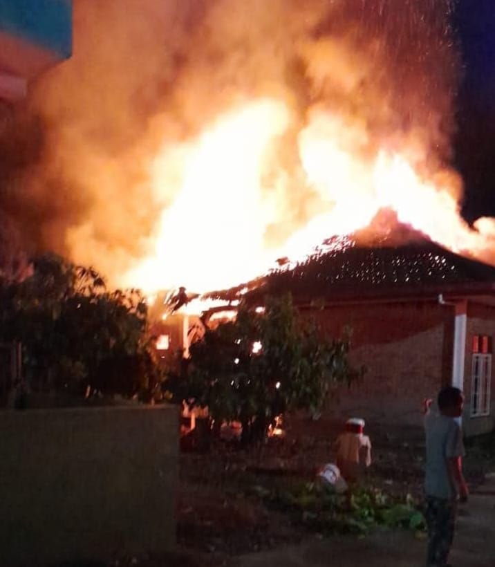 Kebakaran Hanguskan Satu Rumah, Satu Meninggal Dunia di Agara