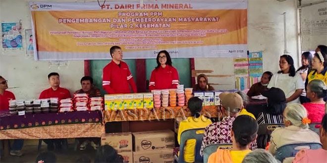 1.178 Orang Terima Makanan Tambahan Bergizi DPM Dairi