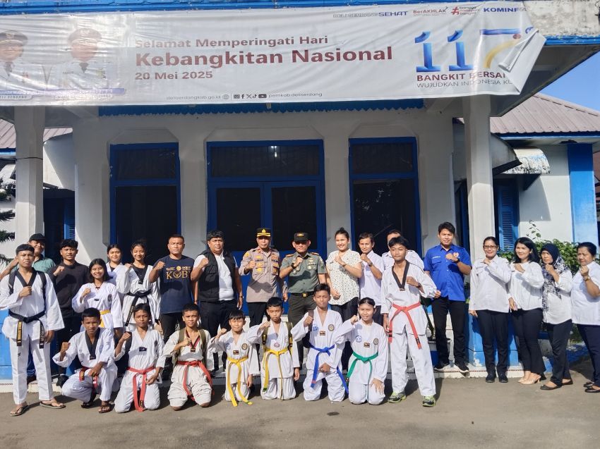 Kapolsek Pancurbatu Lepas Kontingen Taekwondo ke Kejuaraan Piala Gubernur Sumut