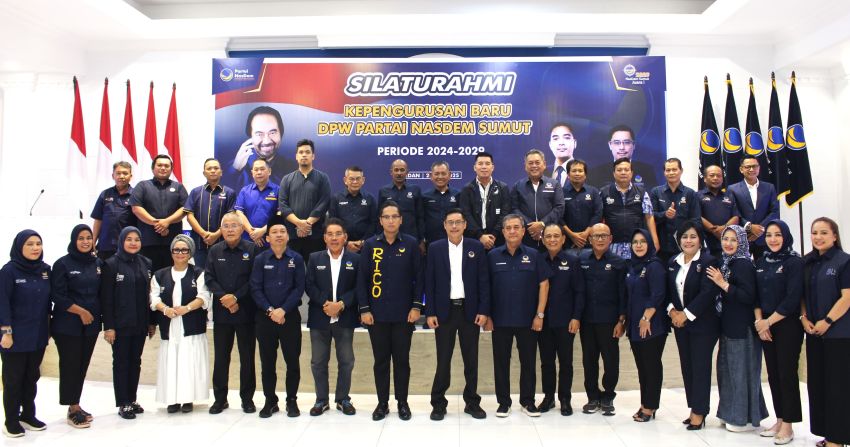 Iskandar ST Kembali Pimpin DPW Nasdem Sumut, Rico Waas Ketua Bappilu