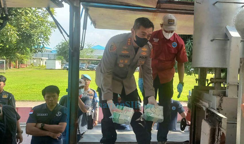 Polresta Deliserdang Musnahkan Barang Bukti Sabu 62 Kg Lebih dan Ekstasi 14.923 Butir