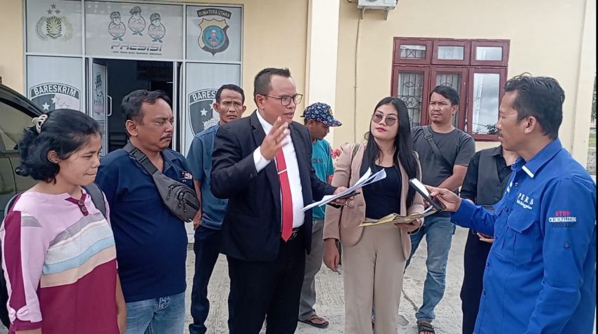 Kuasa Hukum Sari Marbun Datangi Polres Palas, Desak Proses Hukum Dugaan Pencurian Sawit