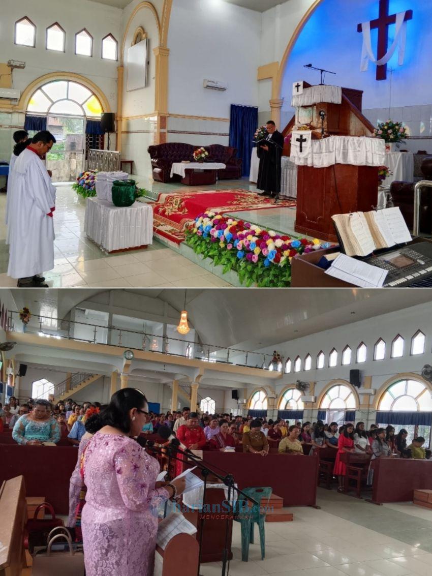 Perayaan Hari Kenaikan Yesus Kristus di HKBP Sirantau Penuh Hikmat