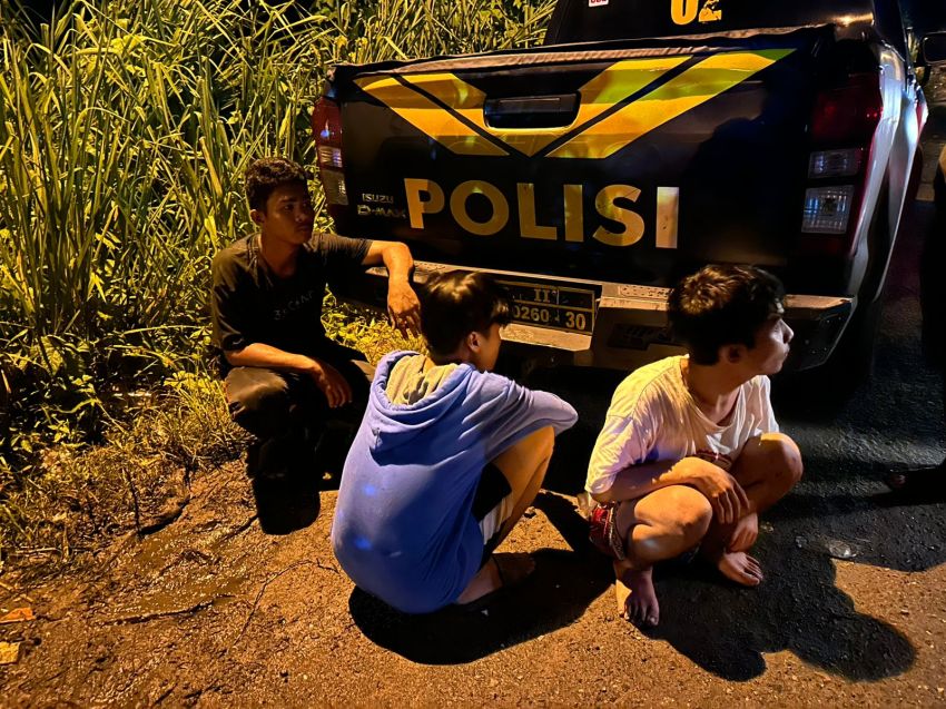 Diduga Akan Tawuran di Medan Johor, 4 Remaja Diamankan Patroli Presisi