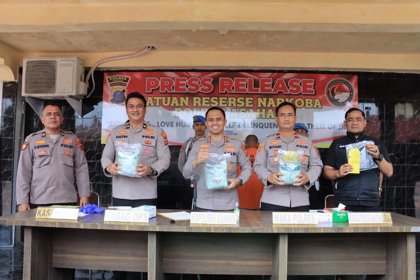 Bawa Sabu 3 Kg, Warga Aceh Diringkus Satres Narkoba Polres Asahan