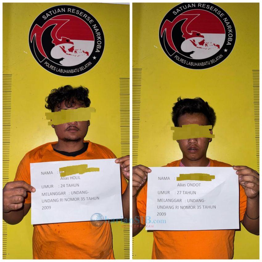 Sat Narkoba Polres Labusel Ringkus Dua Pelaku Narkoba di Kotapinang