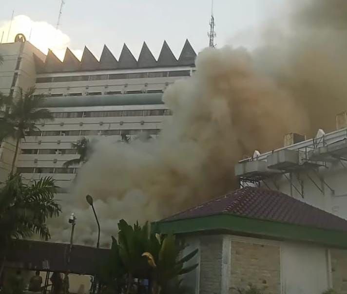 Hotel Danau Toba Medan Terbakar, Sempat Terdengar Ledakan Keras