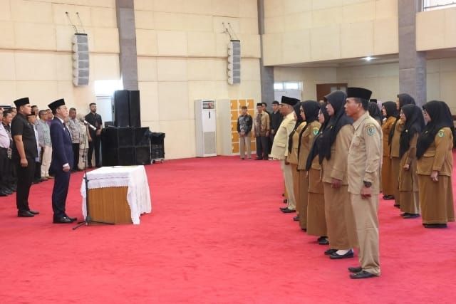 Bupati Tapsel Lantik Lantik 21 Kepala Sekolah, Partogihon Pasaribu SPd Menjadi Kepala SD Purbatua Bersama 20 Kepsek SD dan SMP