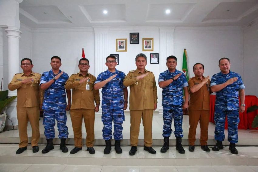 Waaspotdigra KSAU Kunker ke Taput, Bahas Program Semarak Dirgantara