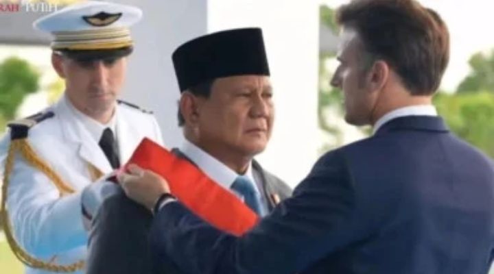 Macron Beri Prabowo Penghargaan Tertinggi Prancis