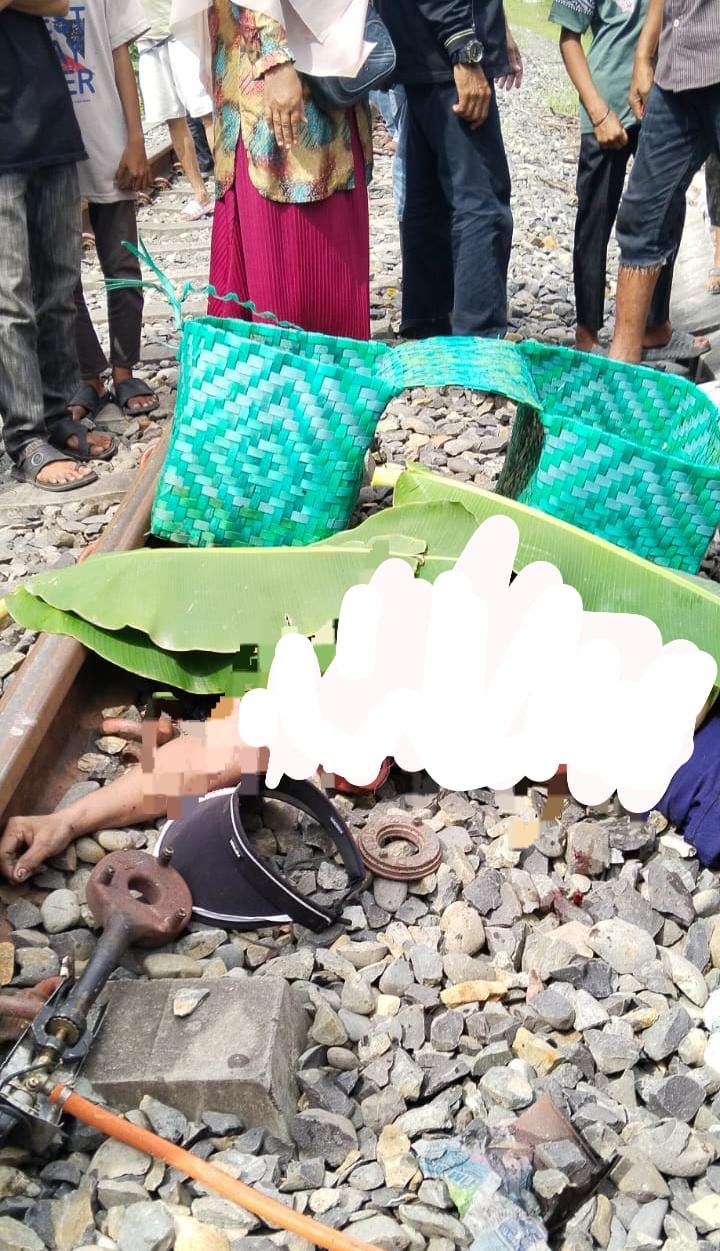Lagi, Jalur Kereta Api Kuala Tanjung Bandar Tinggi Telan Korban Jiwa