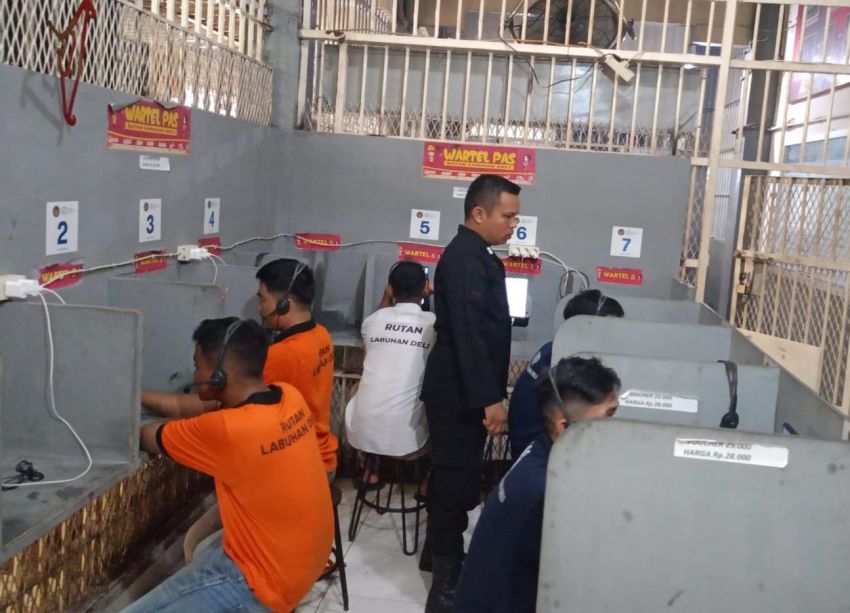 Rutan Labuhan Deli Operasikan Wartelsuspas