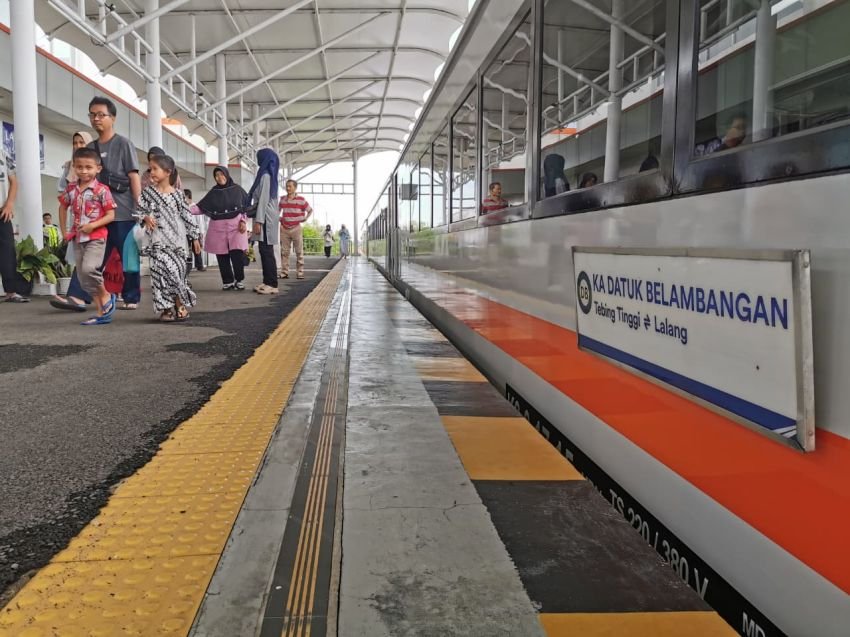 Antusias Rakyat Gunakan KA di Sumut Tinggi